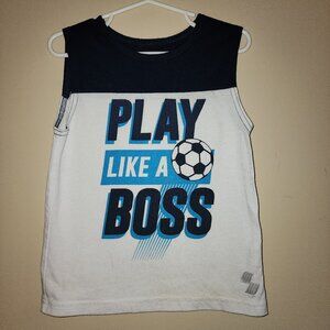 Place Sports Tank-Top Soccer "Play Like A Boss" Size 3T
